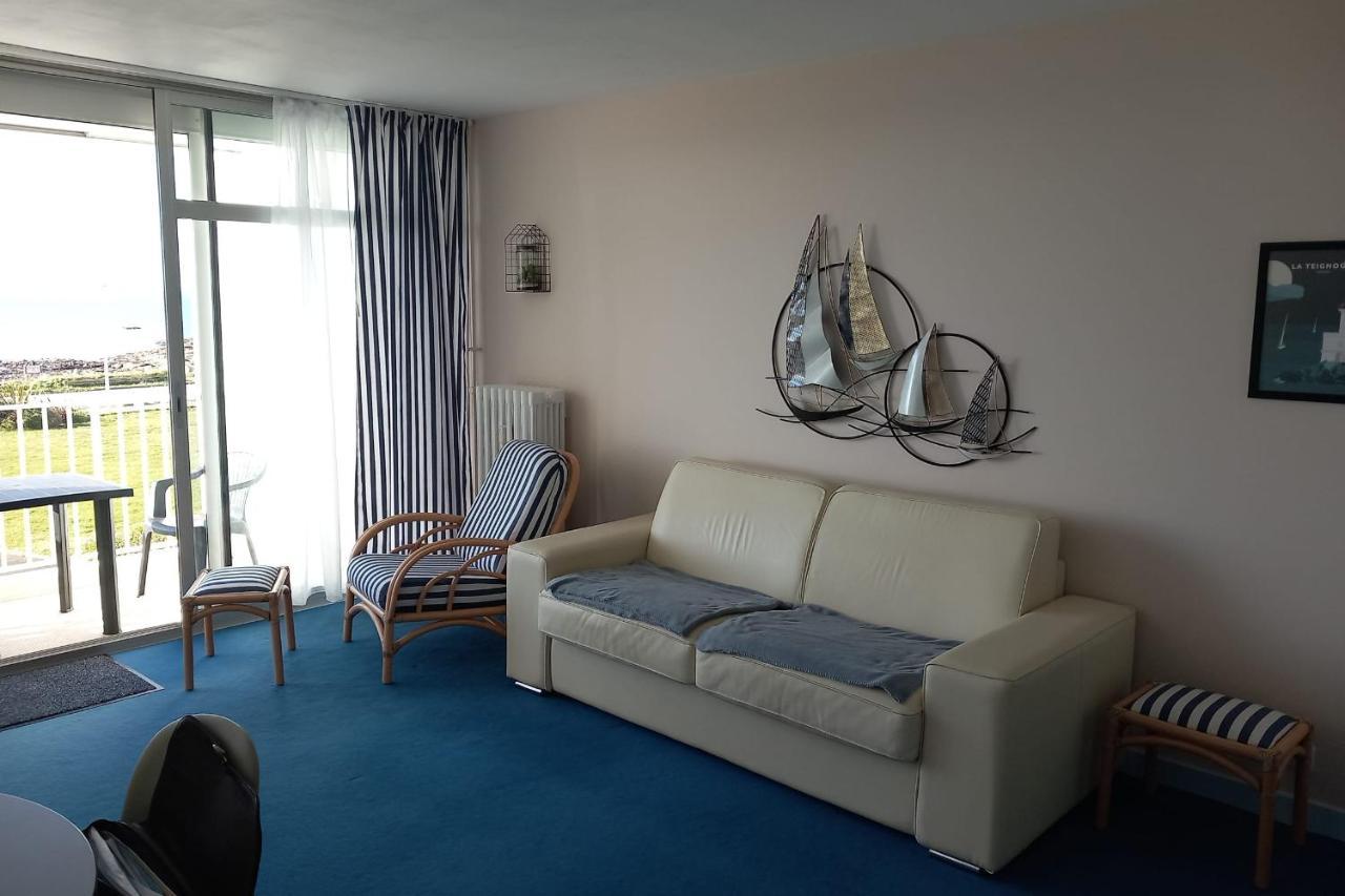 Grand Studio Vue Mer Dans Residence Des 3 Iles Pres De La Thalasso Quiberon Exterior foto