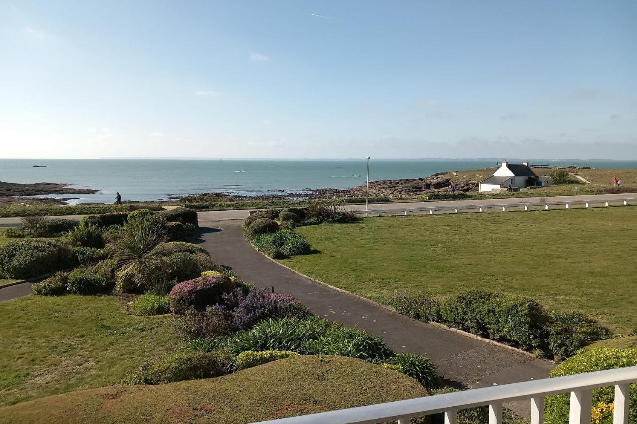 Grand Studio Vue Mer Dans Residence Des 3 Iles Pres De La Thalasso Quiberon Exterior foto