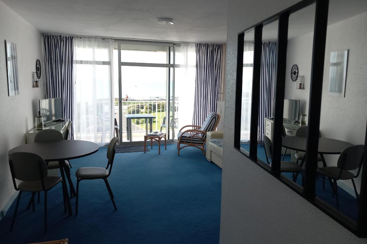 Grand Studio Vue Mer Dans Residence Des 3 Iles Pres De La Thalasso Quiberon Exterior foto